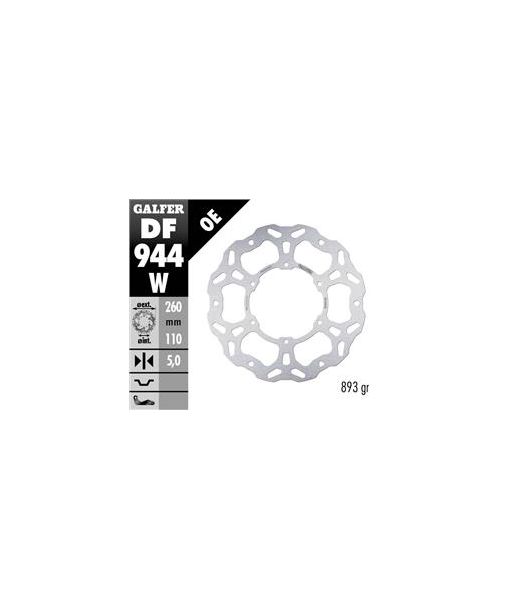 DISC WAVE FLOATING (C. STEEL) 260x5mm