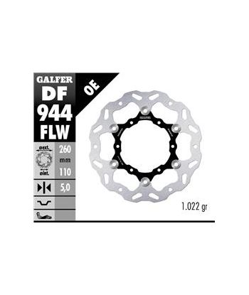 DISC WAVE FIXED 260x5mm