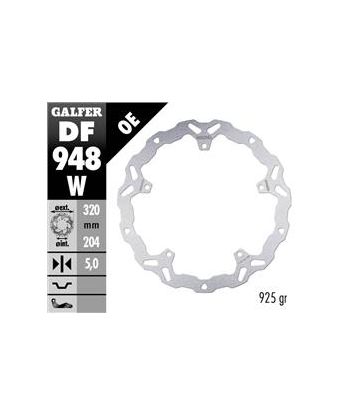 DISC WAVE FIXED 320x5mm