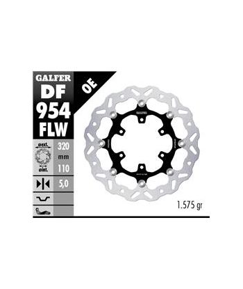 DISC WAVE FLOATING (C. STEEL) 320x5mm