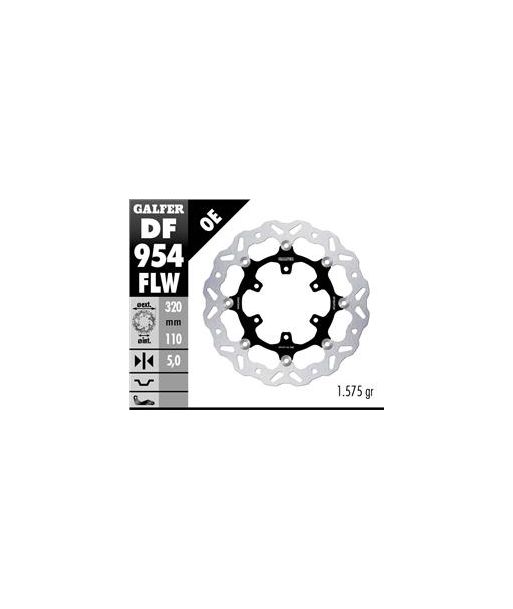 DISC WAVE FLOATING (C. STEEL) 320x5mm