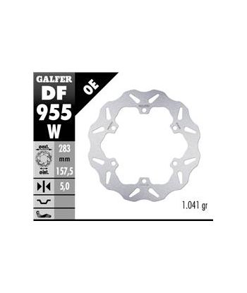 DISC WAVE FIXED 283x5mm