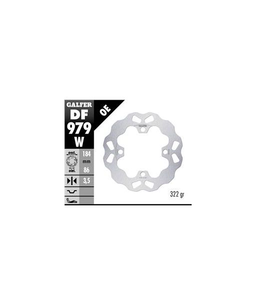 DISC WAVE FIXED 245X6MM YAMAHA YXR 700 RHINO REAR