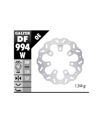 DISC WAVE FIXED 300X5MM