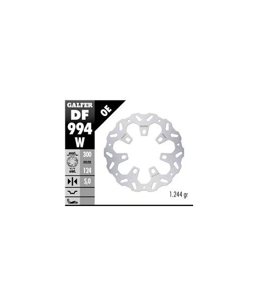 DISC WAVE FIXED 300X5MM