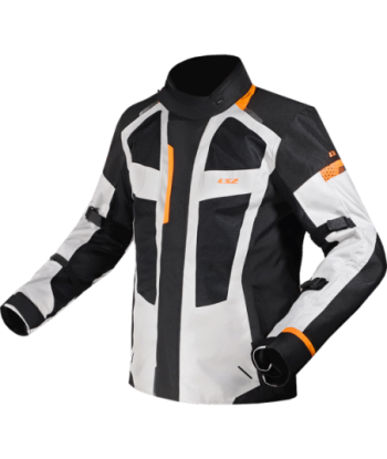 LS2 SCOUT BLACK GREY ORANGE
