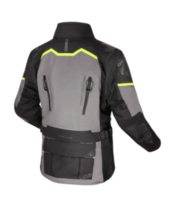 LS2 APOLLO BLACK DARK GREY HI VIS YELLOW