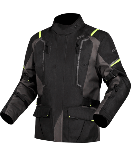 LS2 NARVIK GREY BLACK HI VIS YELLOW