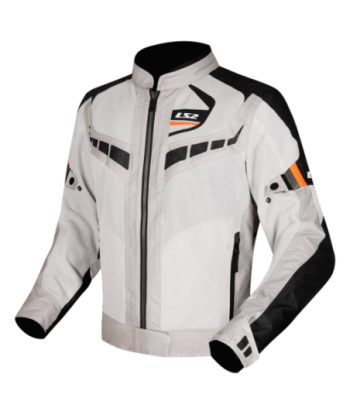 LS2 GARDA AIR BLACK GREY HI VIS ORANGE