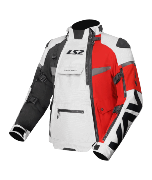 LS2 X-MASTER BLACK GREY RED