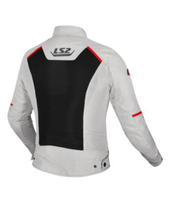 LS2 BREEZE GREY BLACK RED