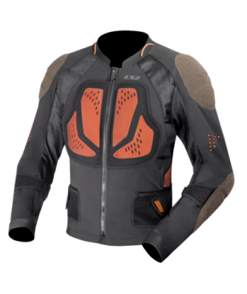 LS2 X-TERRAIN BLACK HI VIS ORANGE