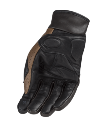 LS2 RUST MAN GLOVES LEATHER BROWN