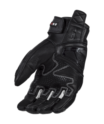 LS2 SPARK II LEATHER BLACK WHITE