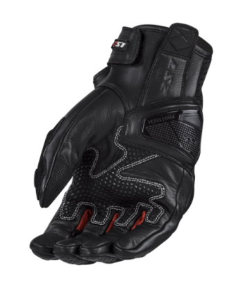 LS2 SPARK II LEATHER BLACK RED