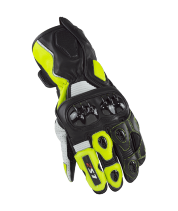 LS2 SWIFT RACING GLOVES BLACK NEON YELLOW