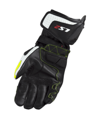 LS2 SWIFT RACING GLOVES BLACK NEON YELLOW
