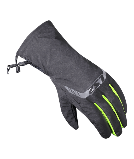 LS2 THERMORAIN GLOVES XS-S BLACK HI VIS YELLOW