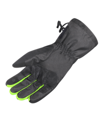 LS2 THERMORAIN GLOVES XS-S BLACK HI VIS YELLOW