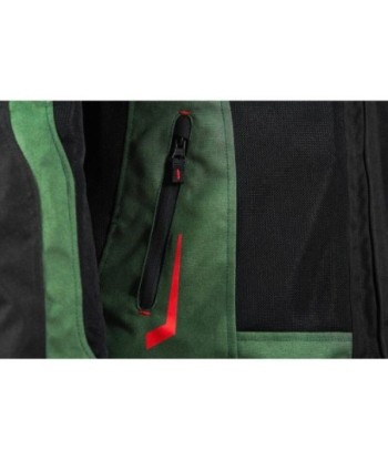 CHAQUETA SD-JT66 SAHARA HOMBRE VERDE MILITAR/ROJO