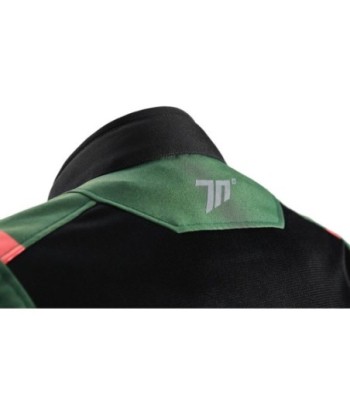 CHAQUETA SD-JT66 SAHARA HOMBRE VERDE MILITAR/ROJO