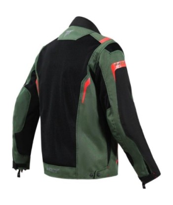 CHAQUETA SD-JT66 SAHARA HOMBRE VERDE MILITAR/ROJO