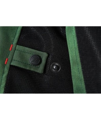 CHAQUETA SD-JT66 SAHARA HOMBRE VERDE MILITAR/ROJO