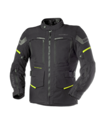 CHAQUETA INVIERNO DESERT NEGRA-FLUOR IMPERMEABLE