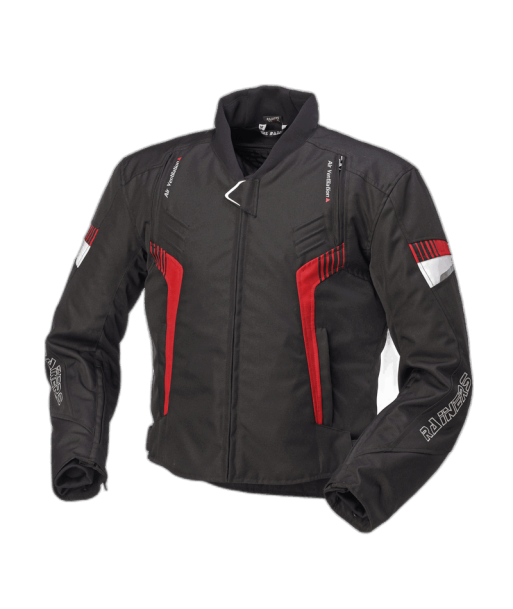 CHAQUETA INVIERNO MICHIGAN NEGRO/ROJO IMPERMEABLE