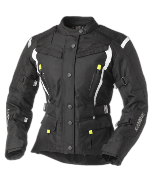 CHAQUETA INVIERNO MUJER DEISY NEGRO/FLUOR IMPERMEABLE