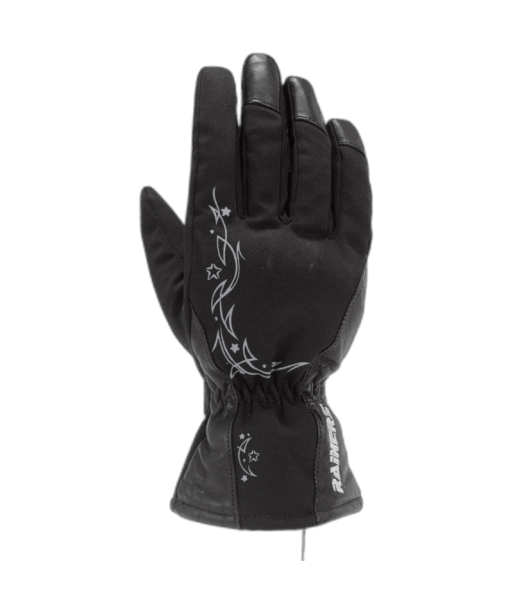GUANTES INVIERNO MUJER POLAR NEGRO IMPERMEABLE