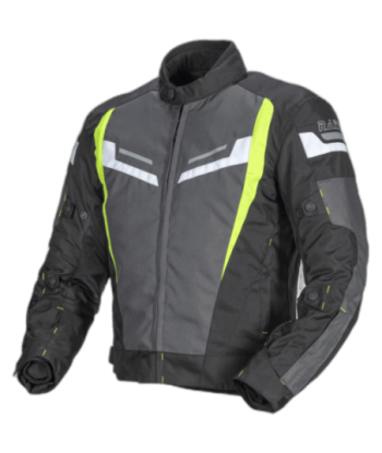 CHAQUETA INVIERNO TRACK NEGRO/FLUOR IMPERMEABLE