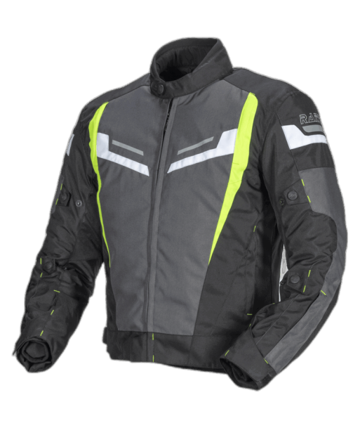 CHAQUETA INVIERNO TRACK NEGRO/FLUOR IMPERMEABLE