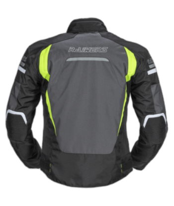 CHAQUETA INVIERNO TRACK NEGRO/FLUOR IMPERMEABLE