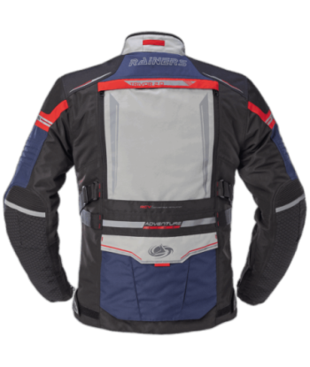 CHAQUETA INVIERNO TRIVOR AZUL-GRIS-ROJO IMPERMEABLE