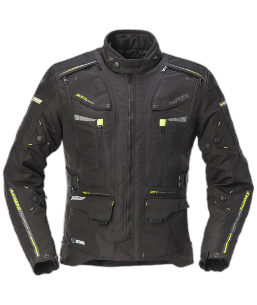 CHAQUETA INVIERNO TRIVOR NEGRO/FLUOR IMPERMEABLE