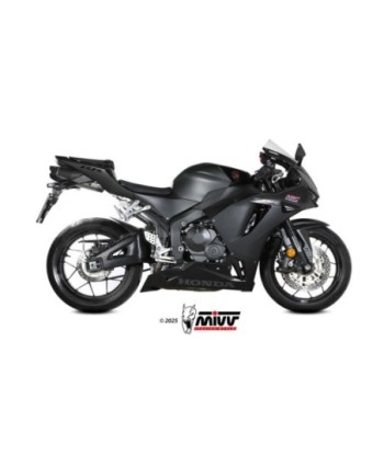 Mivv Slip-On AK-1 Titanium con tapa de carbono Honda CBR 600 RR 2024-26