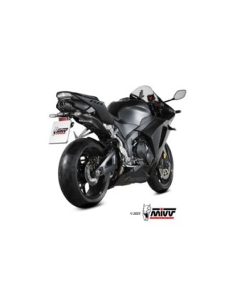 Mivv Slip-On AK-1 Titanium con tapa de carbono Honda CBR 600 RR 2024-26