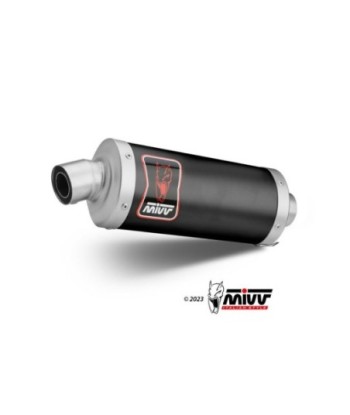 Mivv Slip-On Dakar Black Kove 800X 2024-25