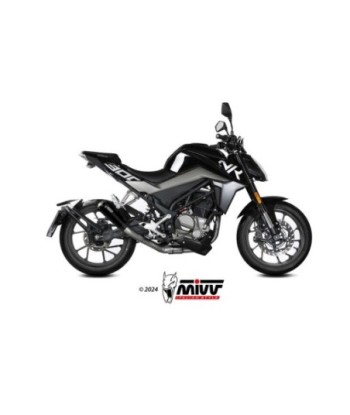 Mivv Full system 1x1 X-M1 Black CF Moto 300NK 2021-24
