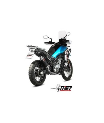 Mivv Slip-On Dakar Black CF Moto 450MT 2024-26
