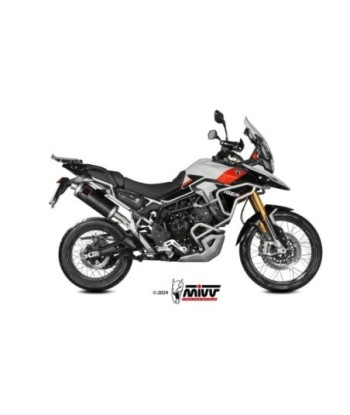 Mivv Slip-On Dakar black Triumph Tiger 900 / GT / PRO / Rally 2024-26