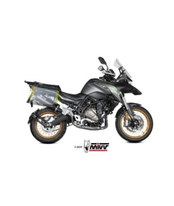 Mivv Slip-On Oval black con tapa carbono QJ Motor SRT 700 / X 2024