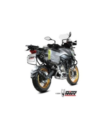 Mivv Slip-On Oval black con tapa carbono QJ Motor SRT 700 / X 2024