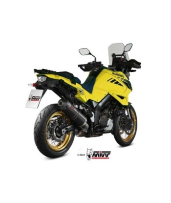 Mivv Slip-On Oval Black Suzuki V-Strom 1000 2014-20 / V-Strom 1050 2020-26
