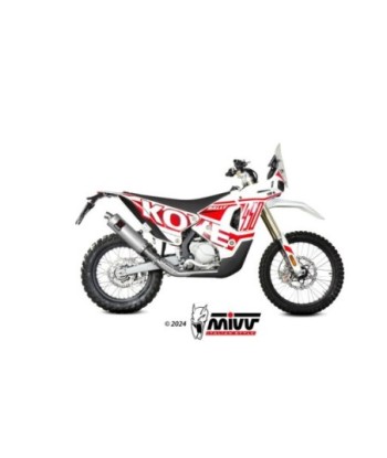 Mivv Slip-On Dakar St. Steel Kove 450 Rally 2022-26