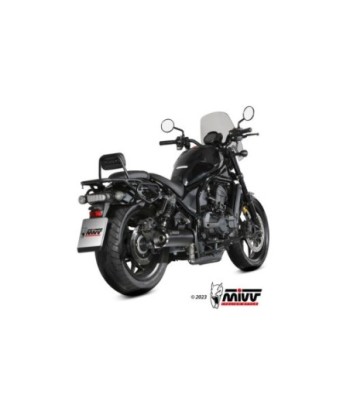Mivv Slip-On HR-1 Black Honda CMX 1100 Rebel 2022-24
