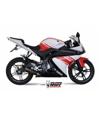 Mivv Full system 1x1 GP carbon con tapa carbono Yamaha YZF R125 2008-13