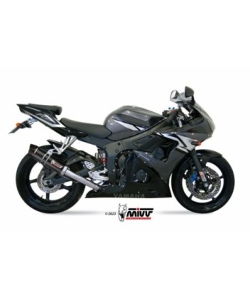 Mivv Slip-On GP carbon con tapa carbono Yamaha YZF 600 R6 2003-05