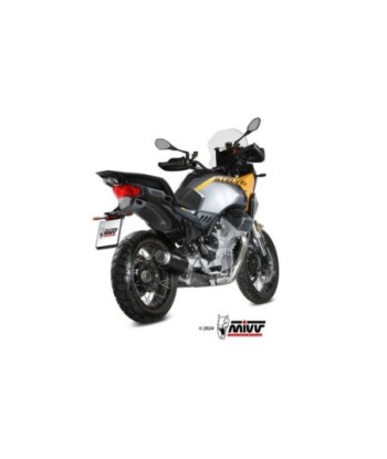 Mivv Slip-On GP Pro Black Moto Guzzi Stelvio 2024-26